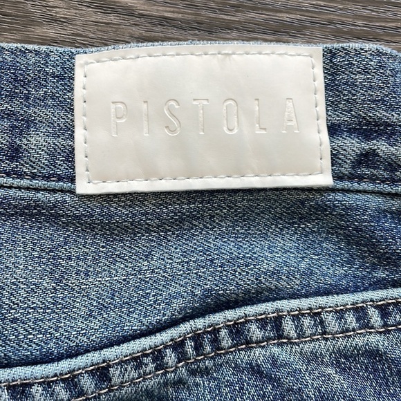 Sz24 Pistola Charlie High Rise Straight Un-Done Frayed Hem in Eternal EUC - Picture 14 of 16